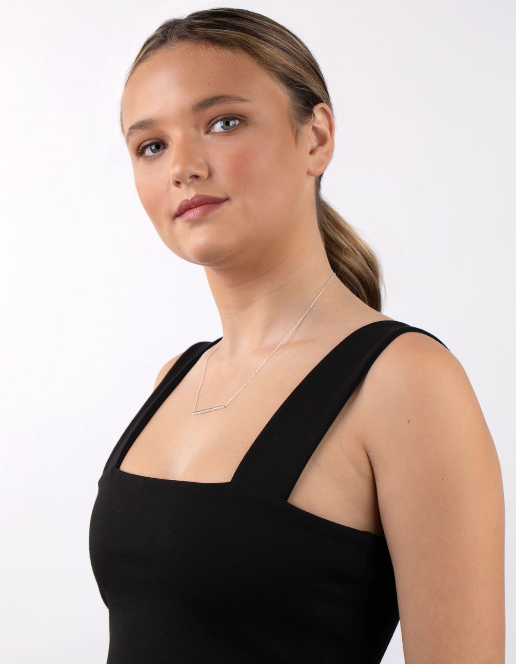 Sterling Silver Clean Bar Necklace sold by lovisa product image thumbnail 5