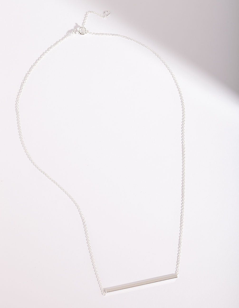 Sterling Silver Clean Bar Necklace sold by lovisa product image thumbnail 3