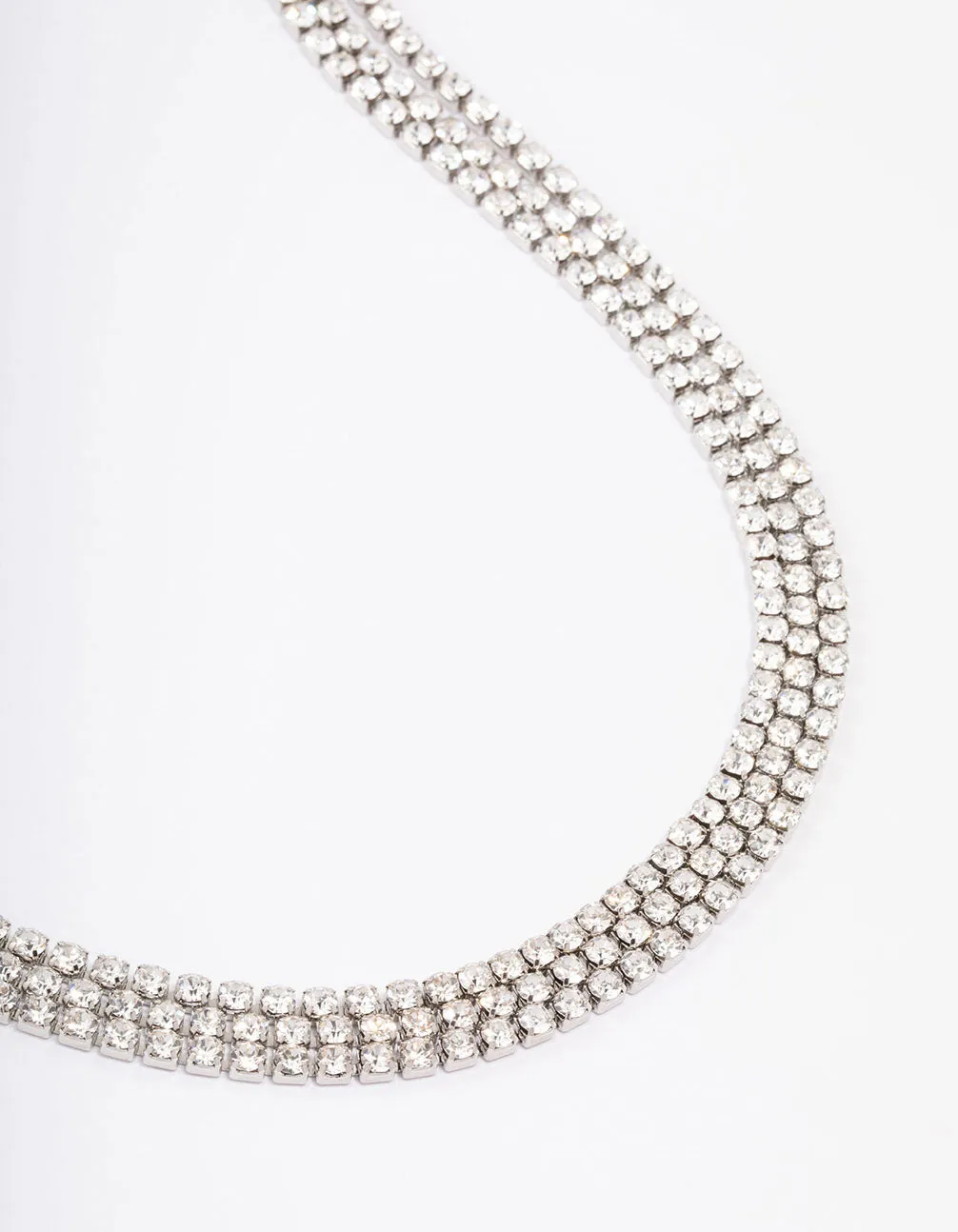 Rhodium Triple Cupchain Belt sold by lovisa