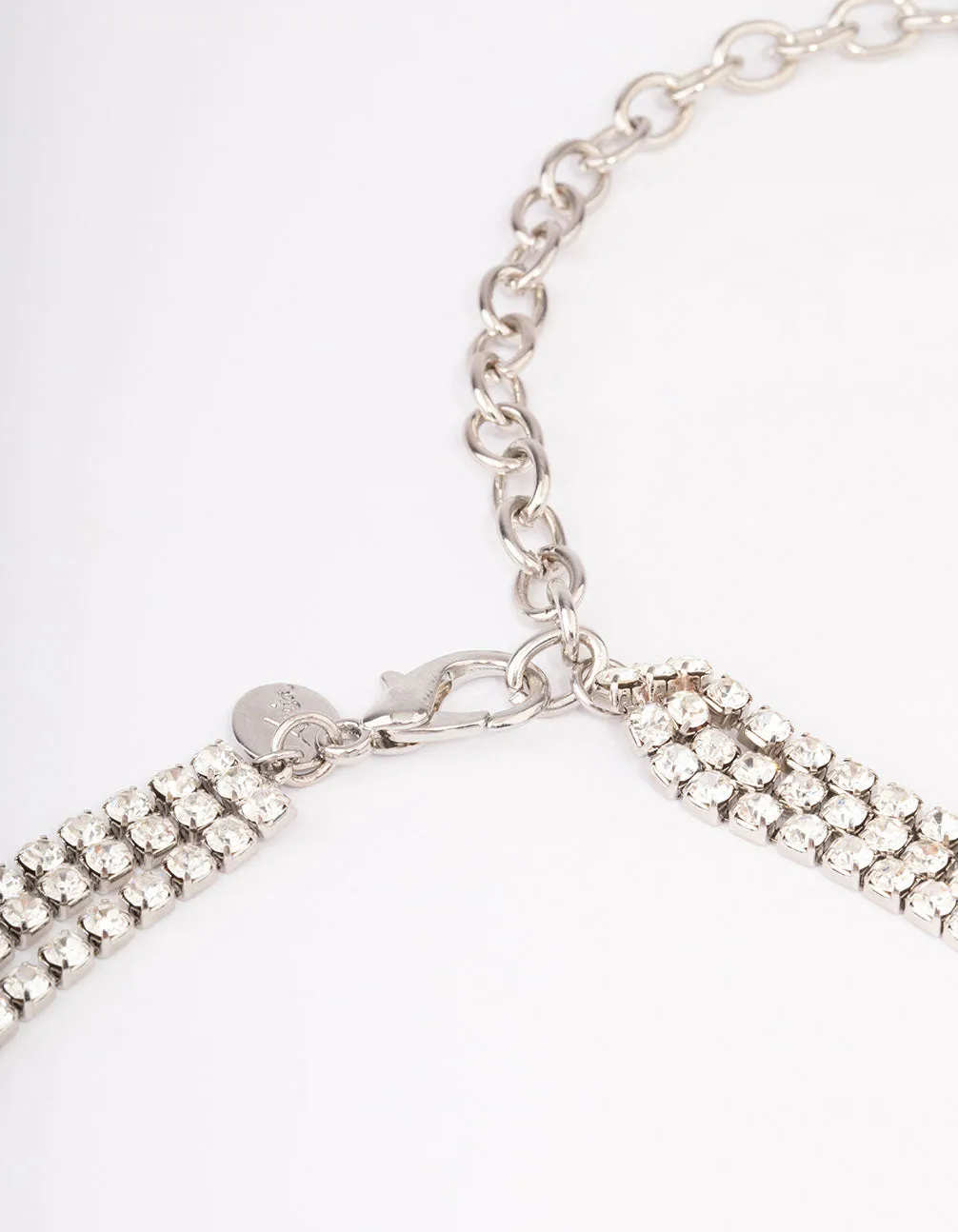 Rhodium Triple Cupchain Belt sold by lovisa product image thumbnail 3
