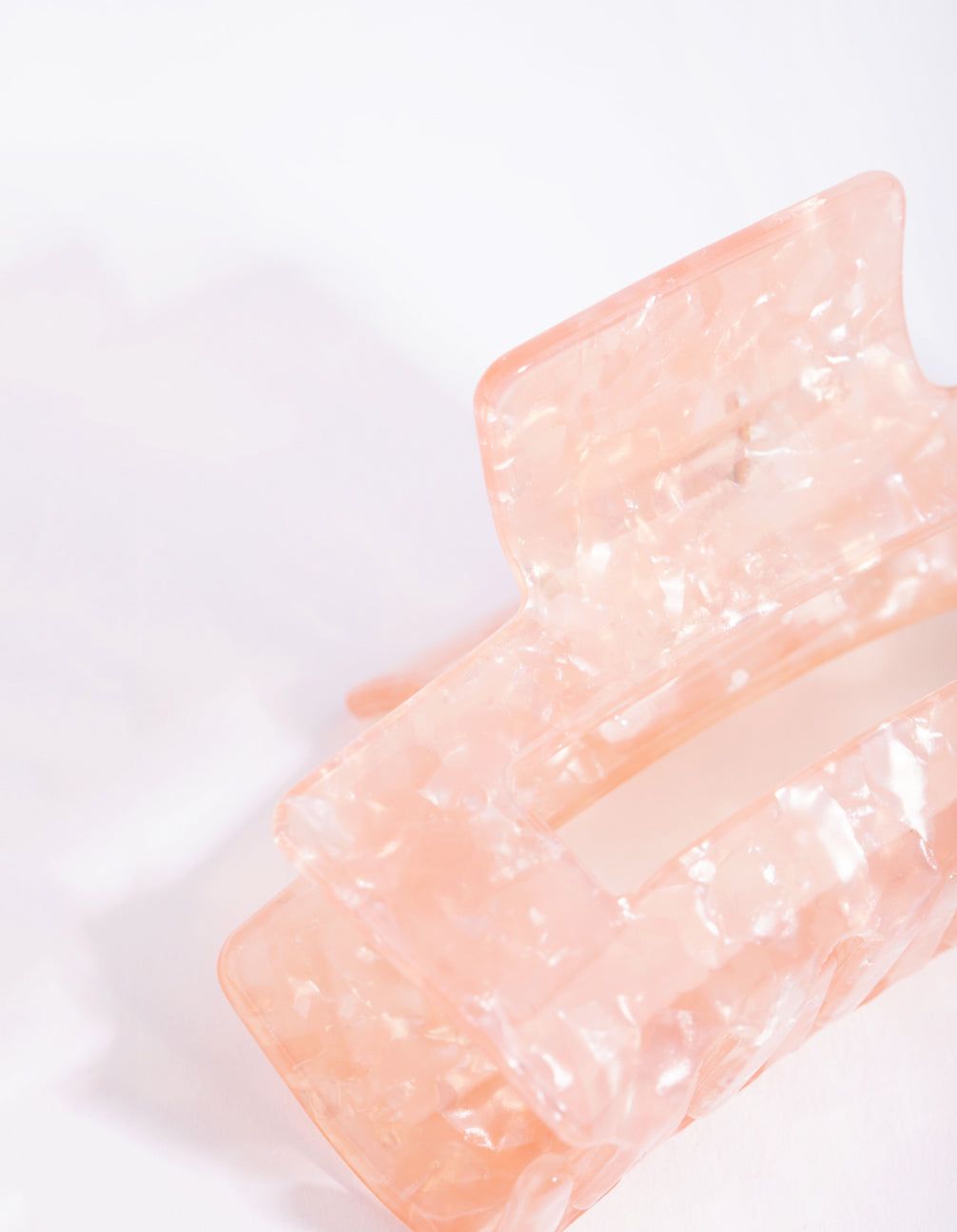 Acrylic Pink Rectangle Claw sold by lovisa product image thumbnail 4