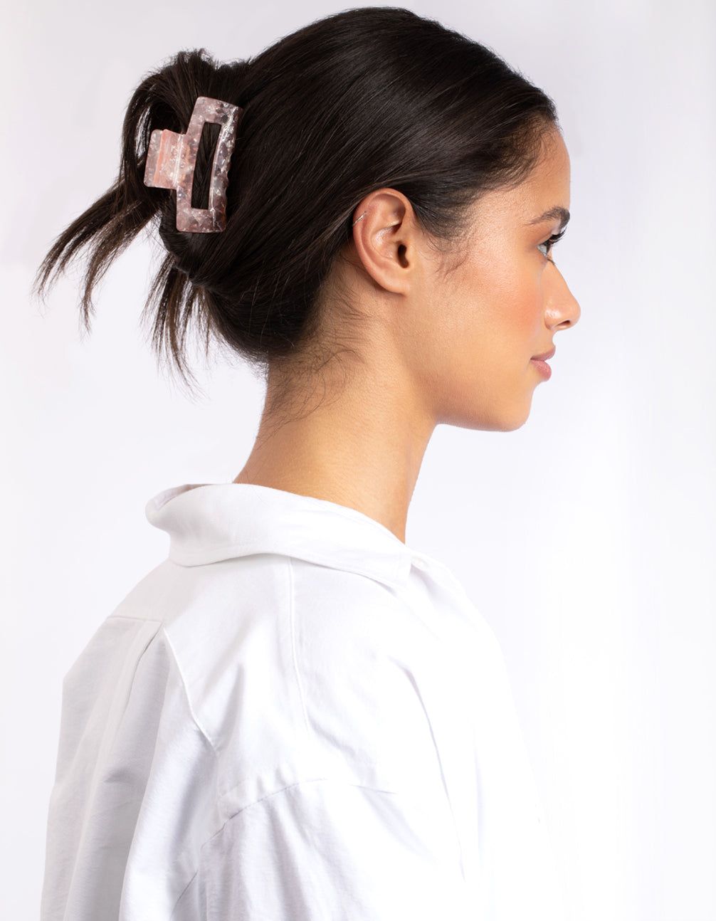 Acrylic Pink Rectangle Claw sold by lovisa product image thumbnail 2