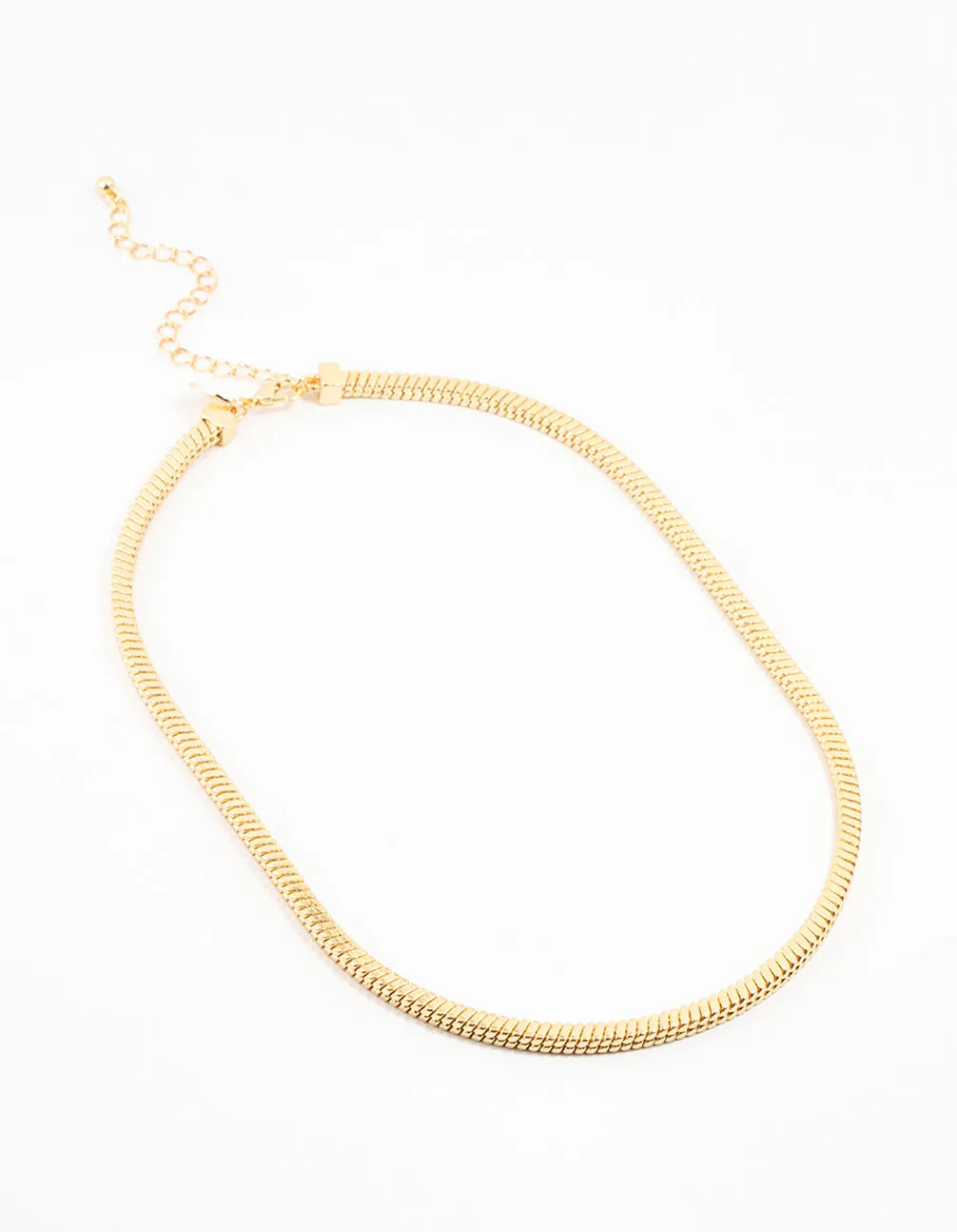 Gold Plated Heavy Square Chain Necklace sold by lovisa product image thumbnail 2