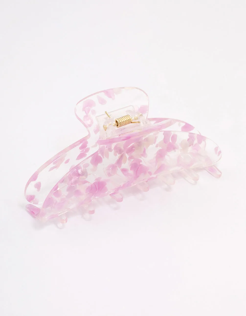 Pink Plastic Pearl Fleck Claw Clip sold by lovisa product image thumbnail 2