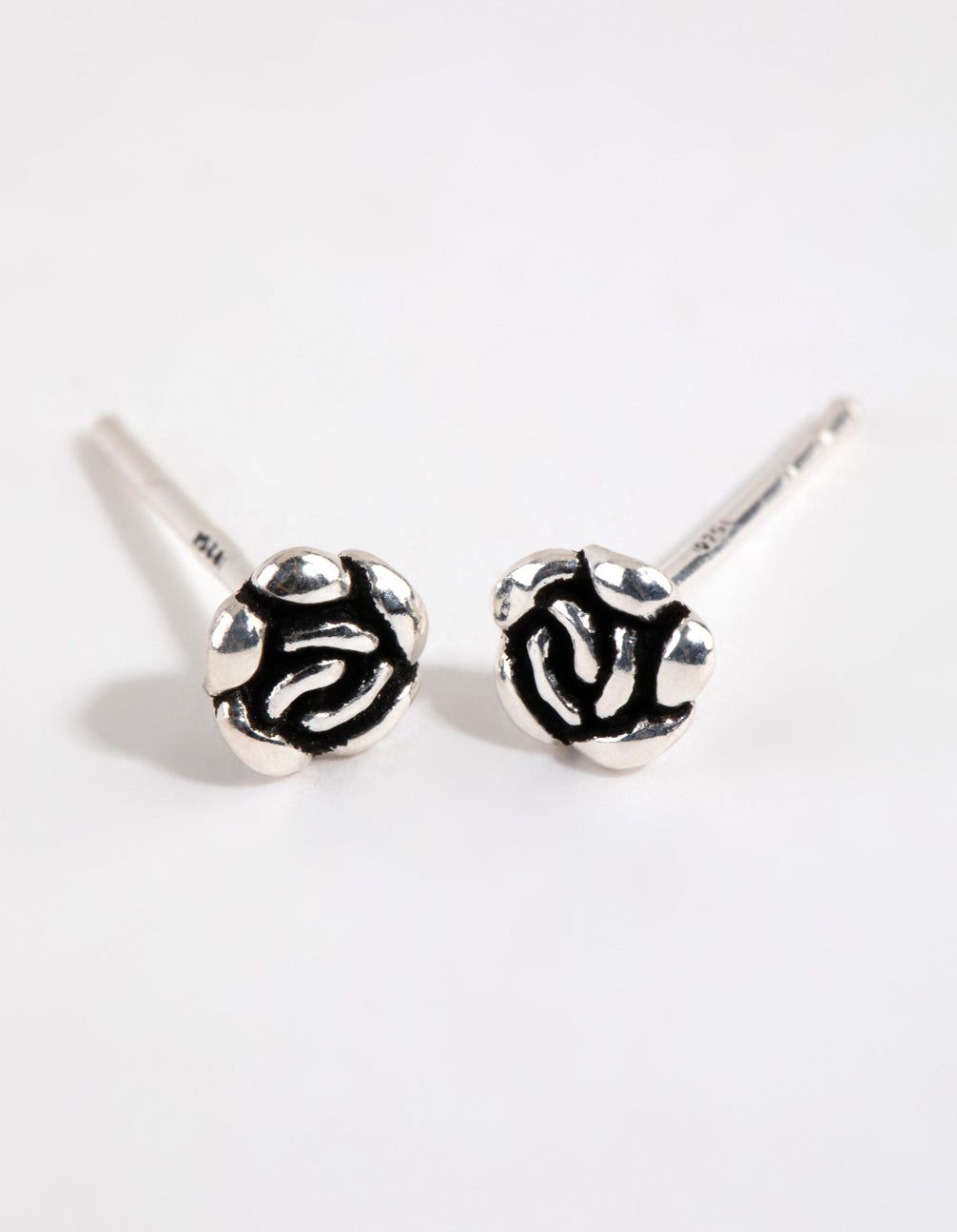 Sterling Silver Antique Rose Stud Earrings sold by lovisa product image thumbnail 2