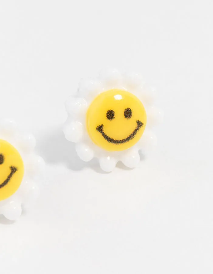 Smiley Daisy Stud Earrings sold by lovisa product image thumbnail 3
