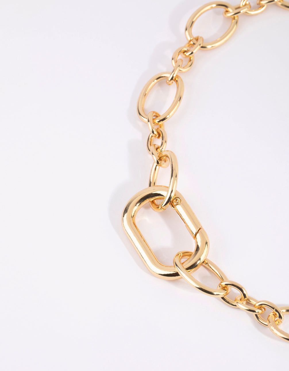 Gold Plated Oval Link Necklace sold by lovisa product image thumbnail 3