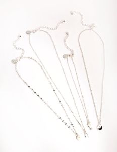 Silver Dolphin Mixed Charm Necklace sold by lovisa