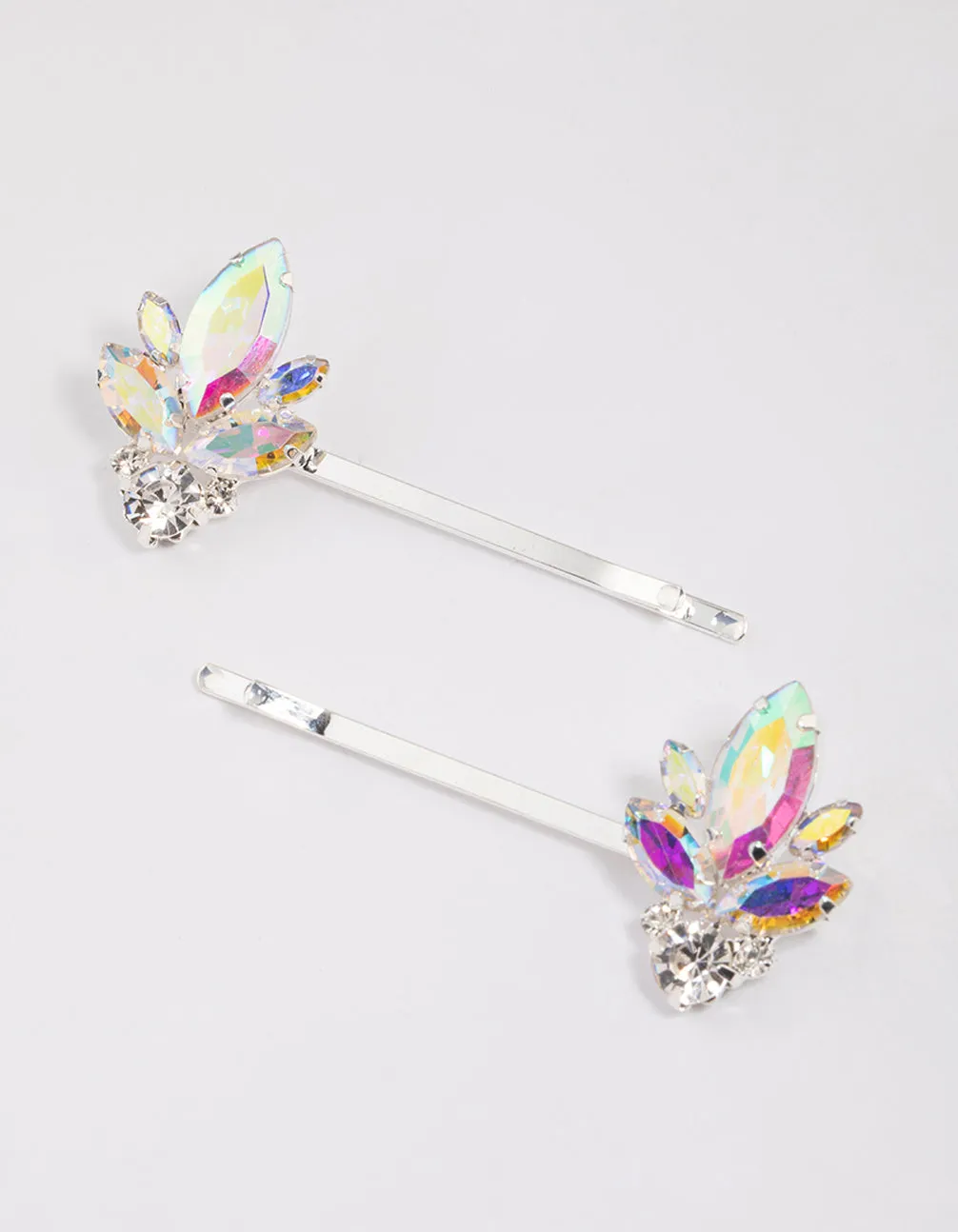 Silver Diamante Hair Pin Pack sold by lovisa