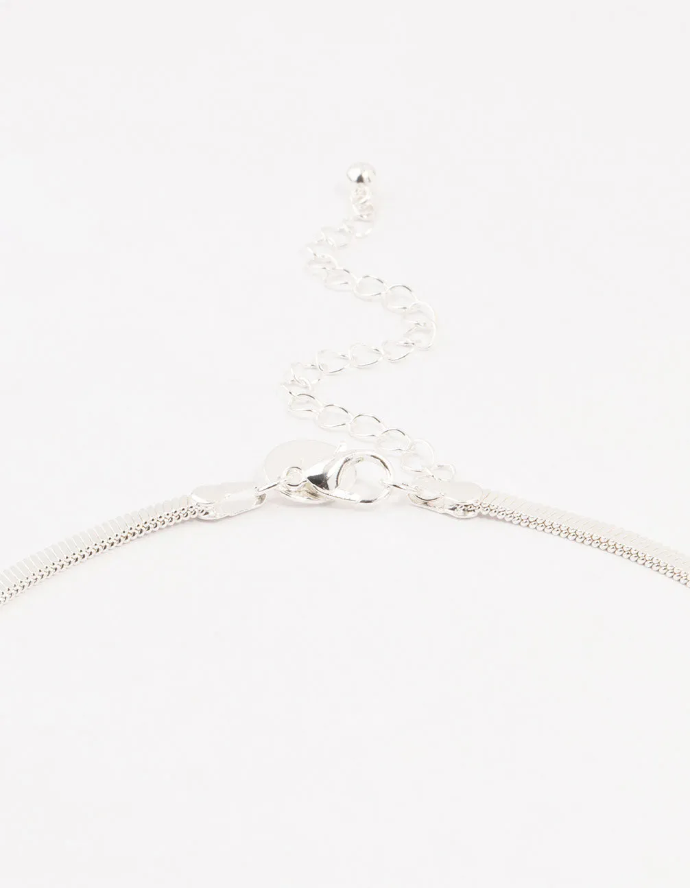Silver Plated Clean Snake Chain Necklace sold by lovisa product image thumbnail 3