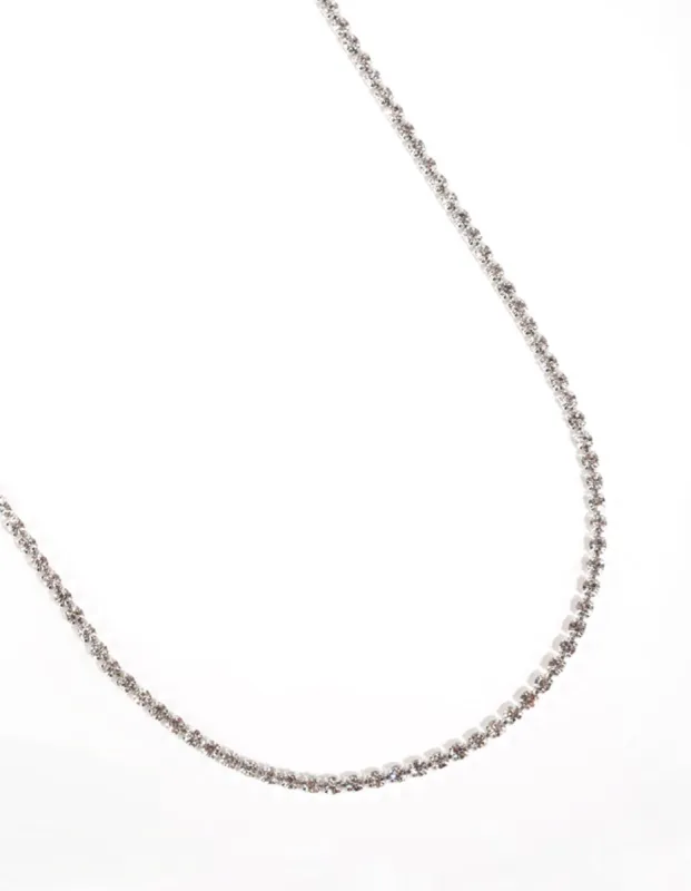 Silver Fine Cupchain Short Necklace sold by lovisa