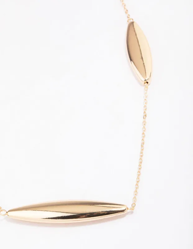 Gold Statement Beaded Necklace sold by lovisa
