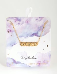 18ct Gold Plated Flower Bar Necklace sold by lovisa