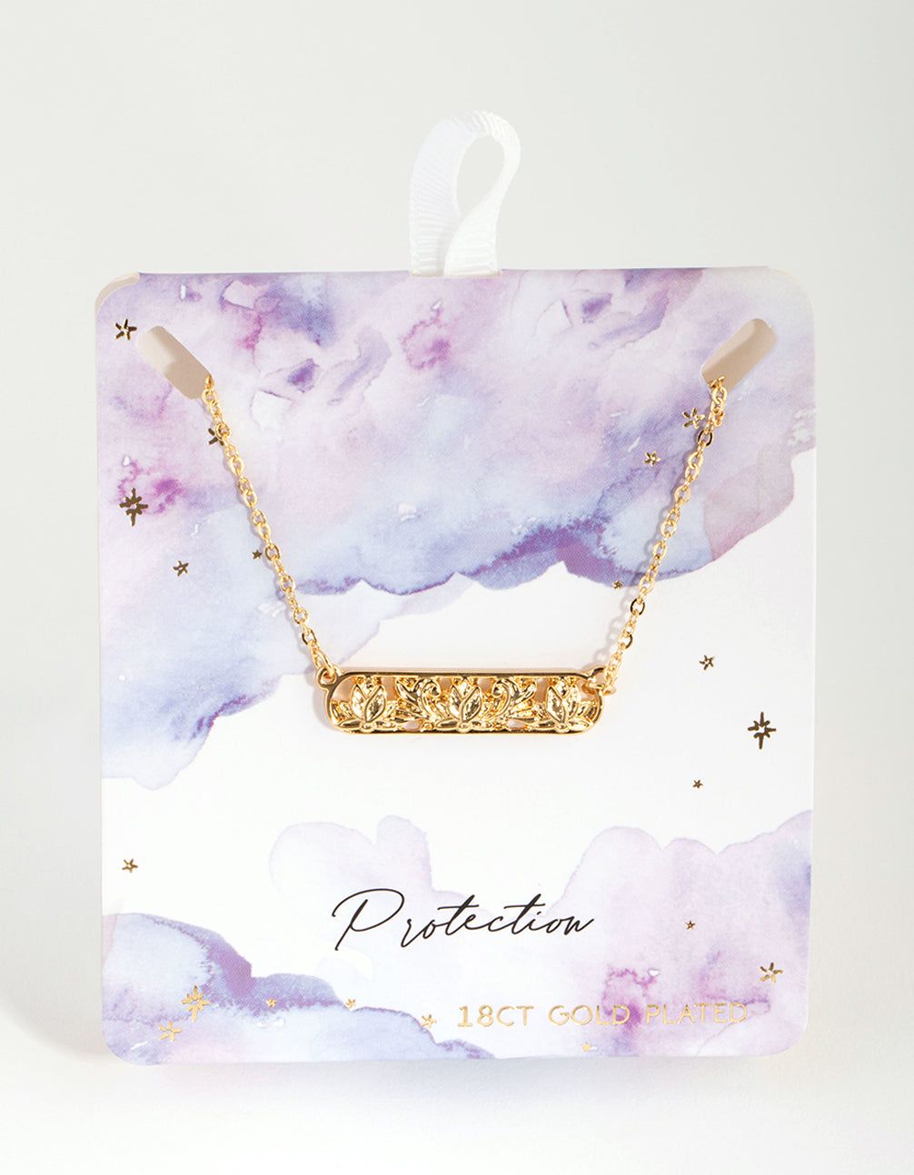 18ct Gold Plated Flower Bar Necklace sold by lovisa product image thumbnail 3