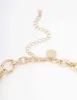 Gold Mixed Stone Charm Chain Necklace sold by lovisa
