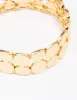 Gold Plated Stretch Hammered Bangle sold by lovisa