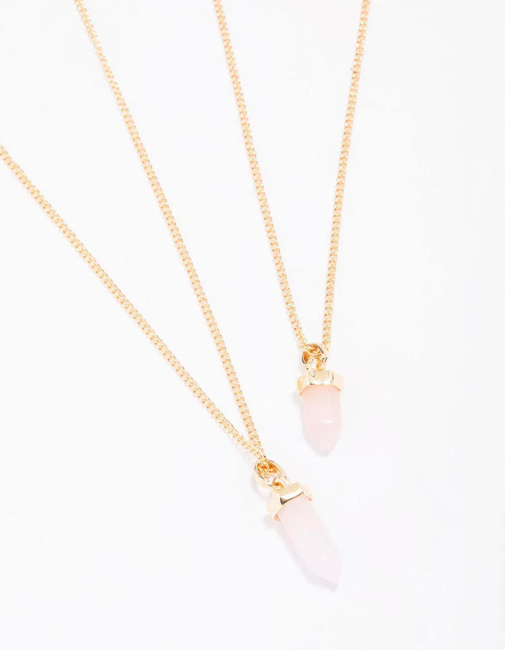 Gold Semi-Precious Shard Necklace Pack sold by lovisa