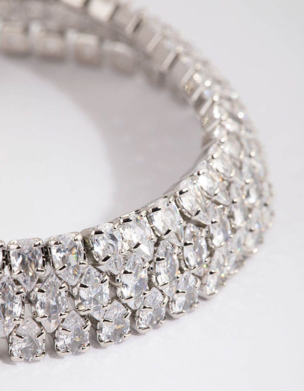 Rhodium Cubic Zirconia Tennis Bracelet sold by lovisa product image thumbnail 3