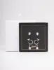 Silver Pear Diamante Stud & Huggie Earring Pack sold by lovisa
