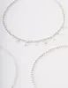 Silver Cupchain Baguette Anklet Pack sold by lovisa