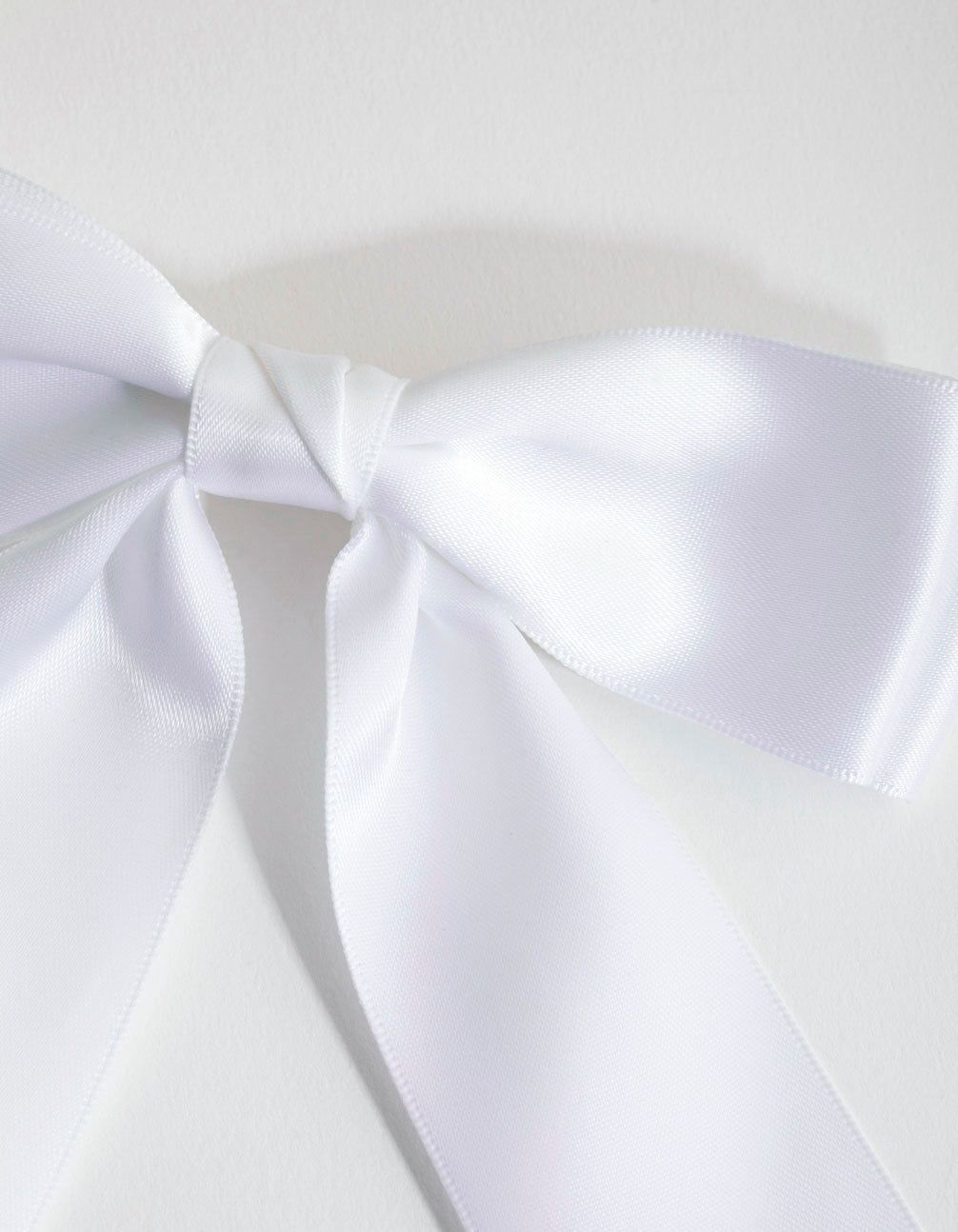 White Ribbon Bow Clip sold by lovisa product image thumbnail 2