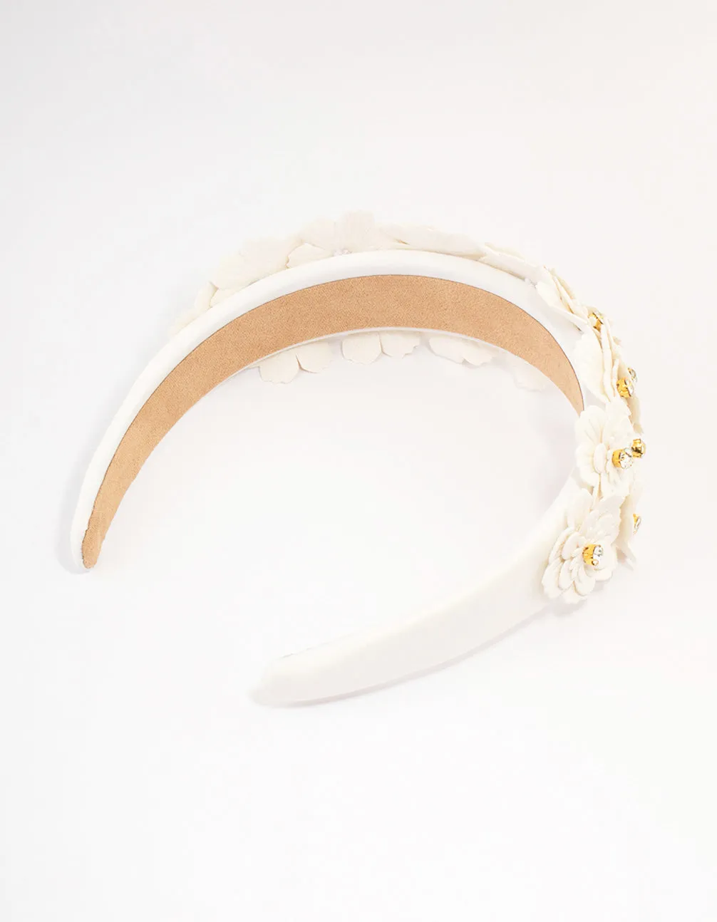 Gold Crystal Layered Faux Leather Headband sold by lovisa product image thumbnail 3