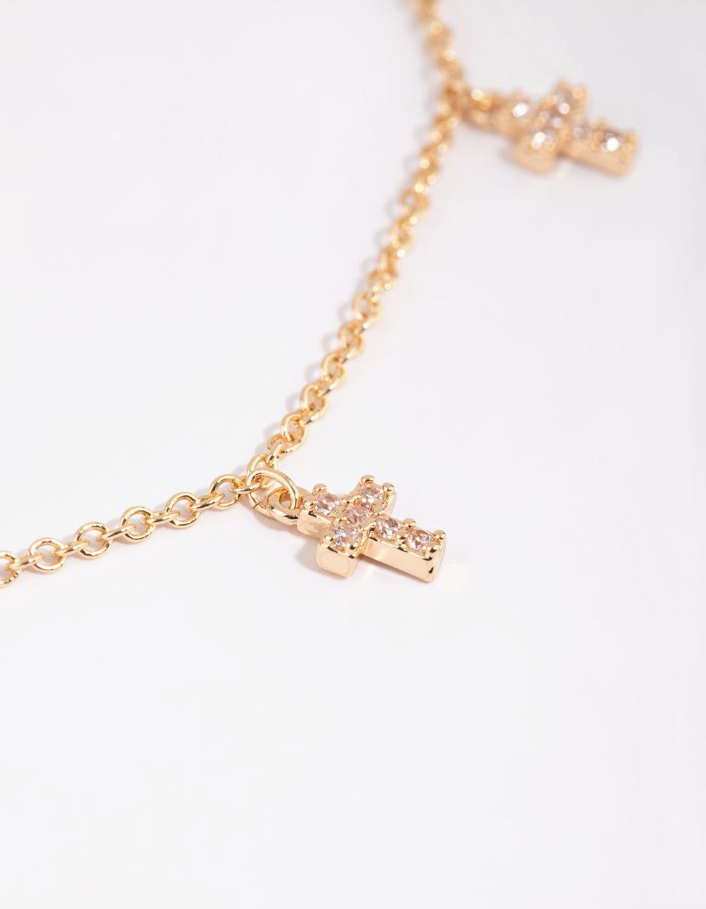 Gold Crystal Cross Choker sold by lovisa product image thumbnail 4