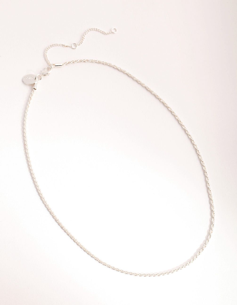 Silver French Rope 45cm Necklace sold by lovisa product image thumbnail 2