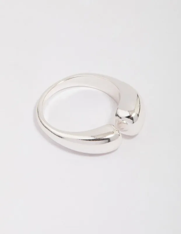 Silver Plated Open Band Ring sold by lovisa