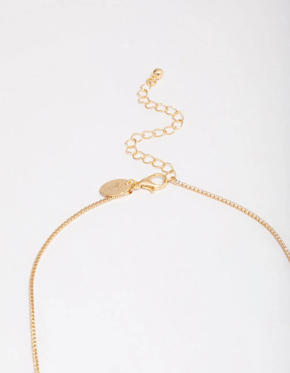 Gold Plated Dainty Cupchain Floral Necklace sold by lovisa product image thumbnail 3