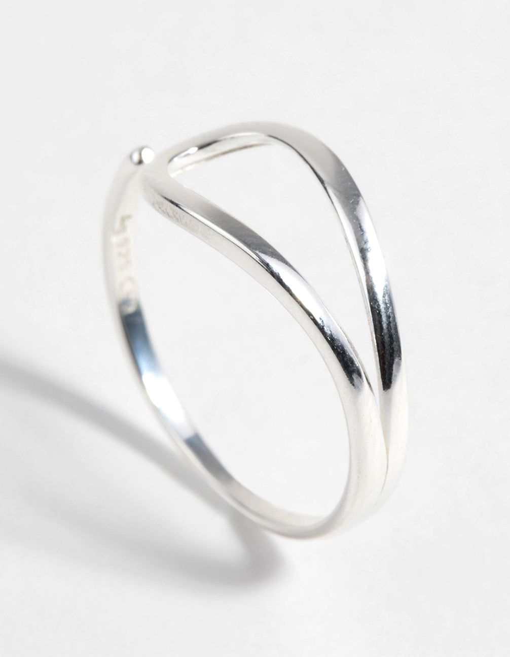 Sterling Silver Wide Swirl Ring sold by lovisa product image thumbnail 2