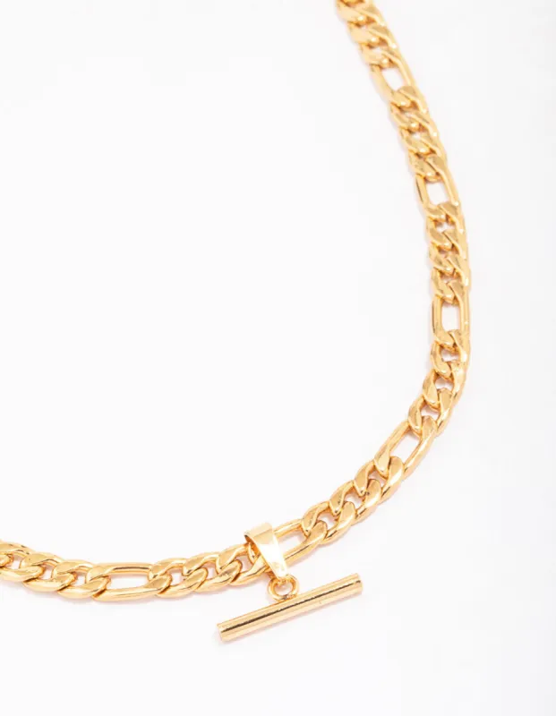 Waterproof Gold Plated Stainless Steel Chunky FOB Necklace sold by lovisa