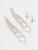 Silver Diamante Oval Earring Pack sold by lovisa