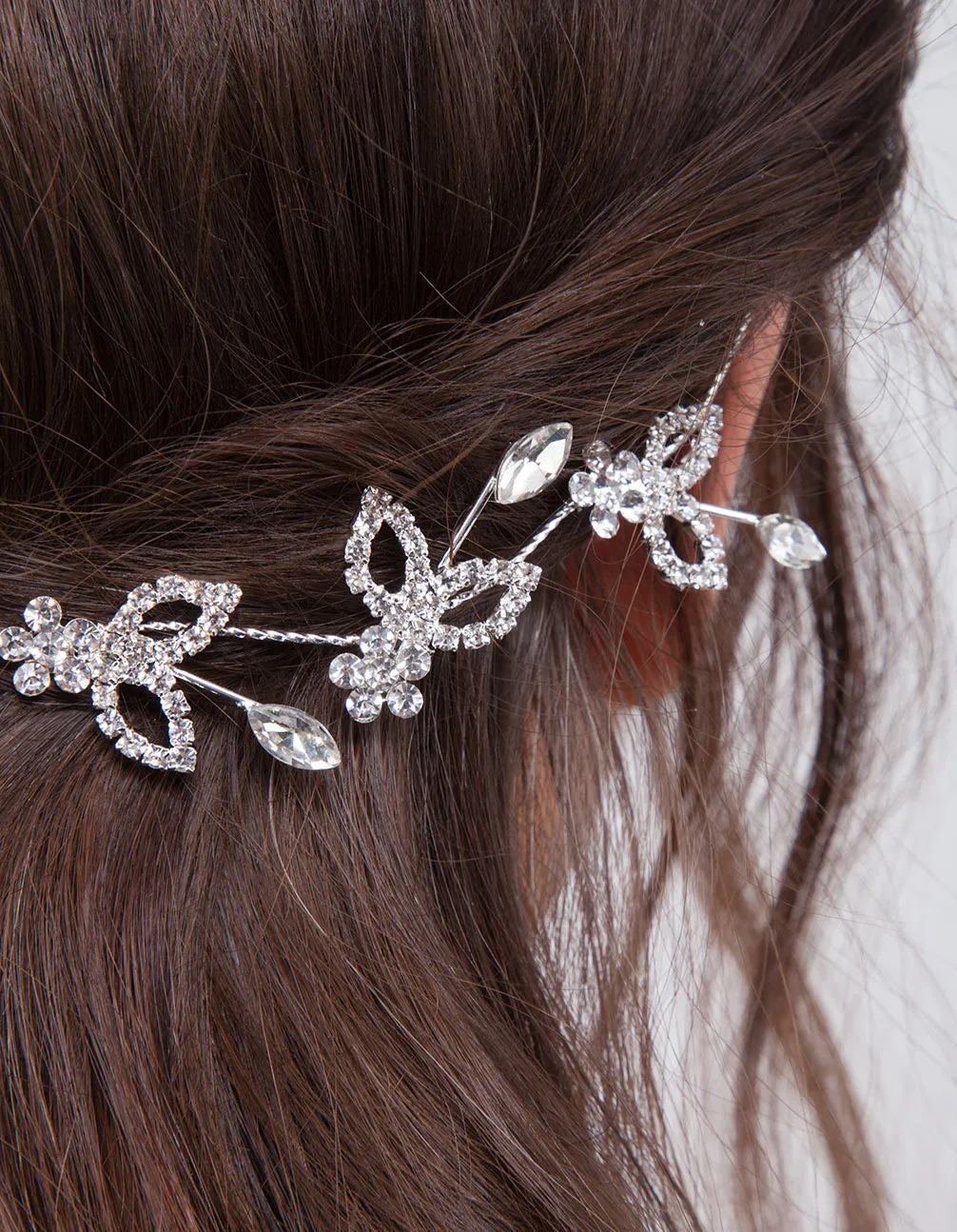 Silver Leaf Crystal Hair Vine sold by lovisa product image thumbnail 3