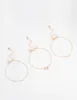 Rose Gold Pretty Butterfly Bracelets 3-Pack sold by lovisa