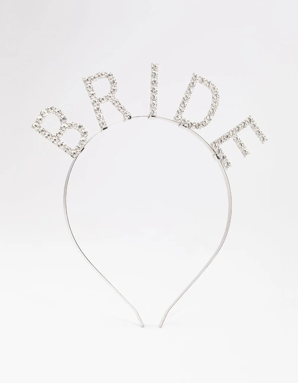 Rhodium Diamante Bride Headband sold by lovisa