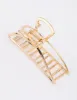 Gold Large Outline Claw Clip sold by lovisa