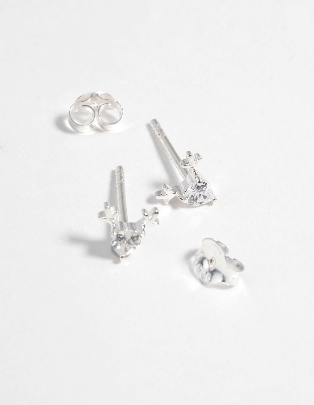 Sterling Silver Reindeer Stud Earrings sold by lovisa product image thumbnail 2