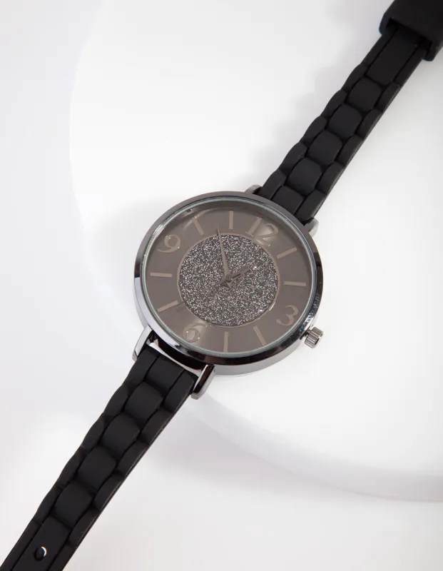 Glitter Face Watch sold by lovisa