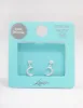 Sterling Silver Cubic Zirconia Drop Stud Earrings sold by lovisa