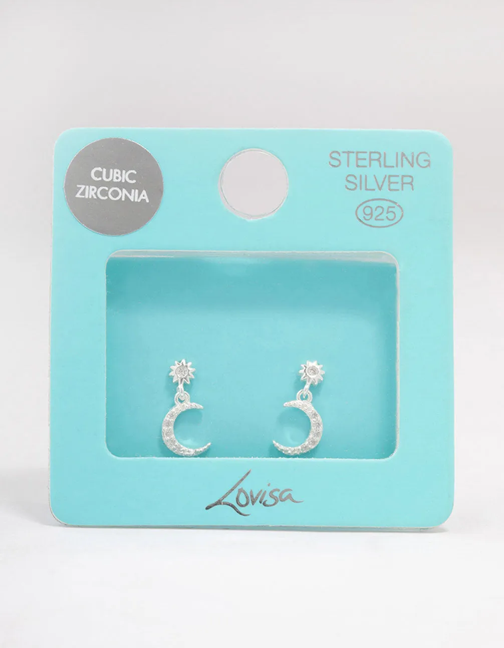 Sterling Silver Cubic Zirconia Drop Stud Earrings sold by lovisa product image thumbnail 5