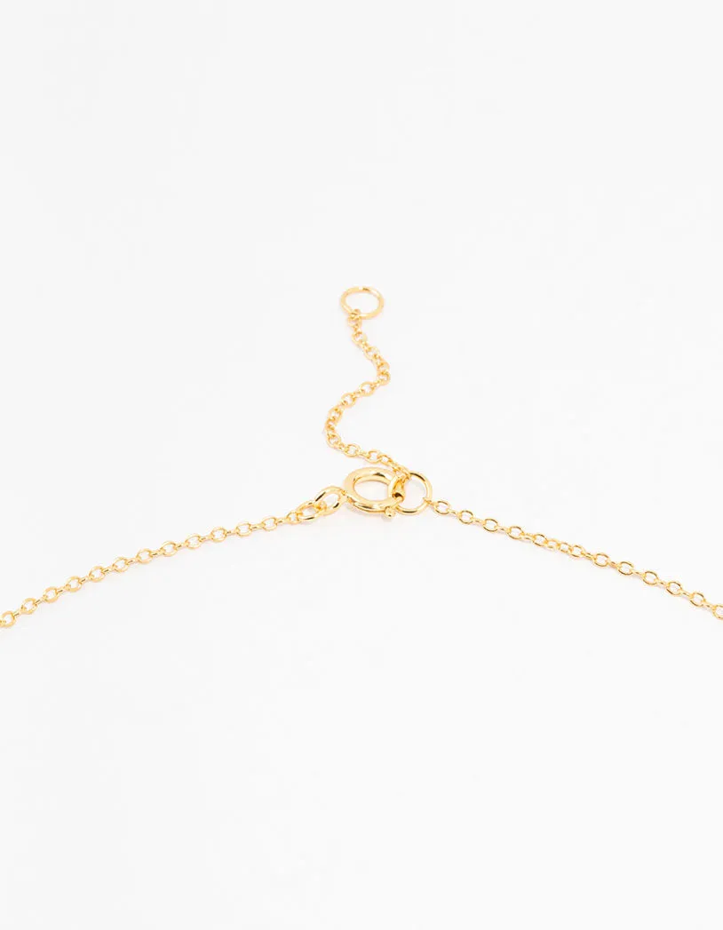 Gold Plated Sterling Silver Cubic Zirconia Bow Necklace sold by lovisa product image thumbnail 3