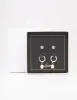 Silver Diamante & Pearl Earring Pack sold by lovisa
