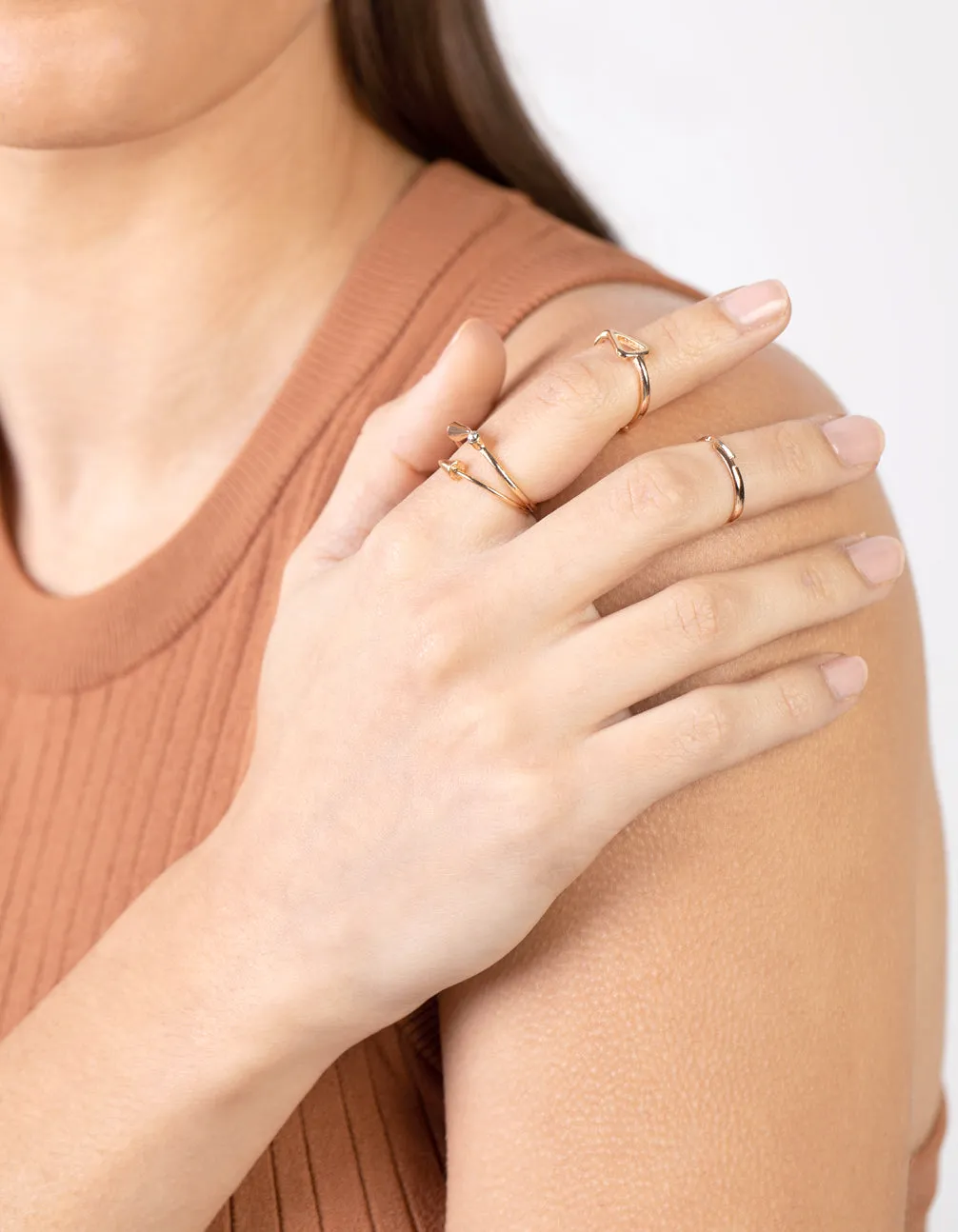 Gold Fine Band Ring Pack sold by lovisa product image thumbnail 3