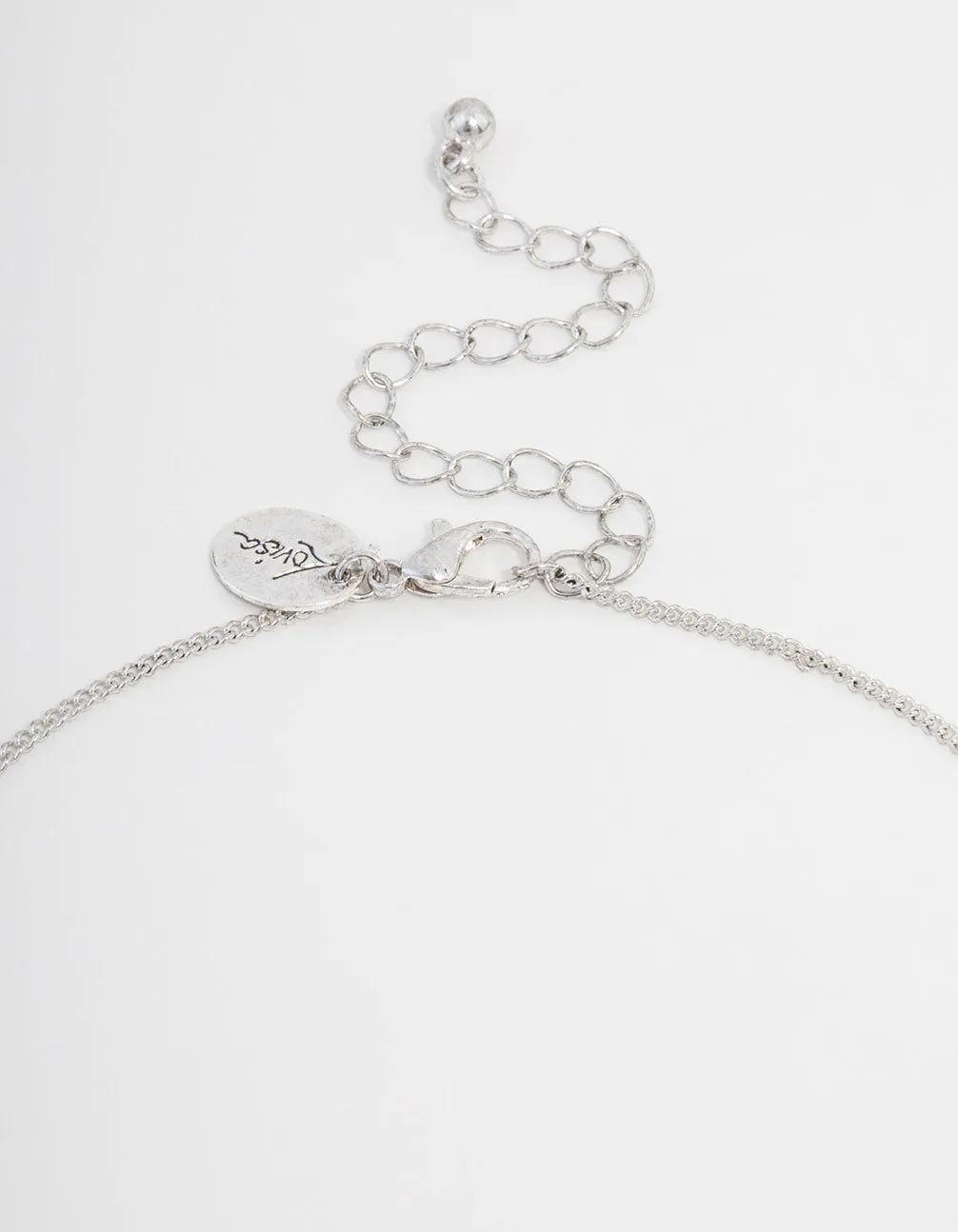 Antique Silver Rustic Heart Necklace & Ring Set sold by lovisa product image thumbnail 3