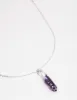 Silver Flower Shard Pendant Necklace sold by lovisa