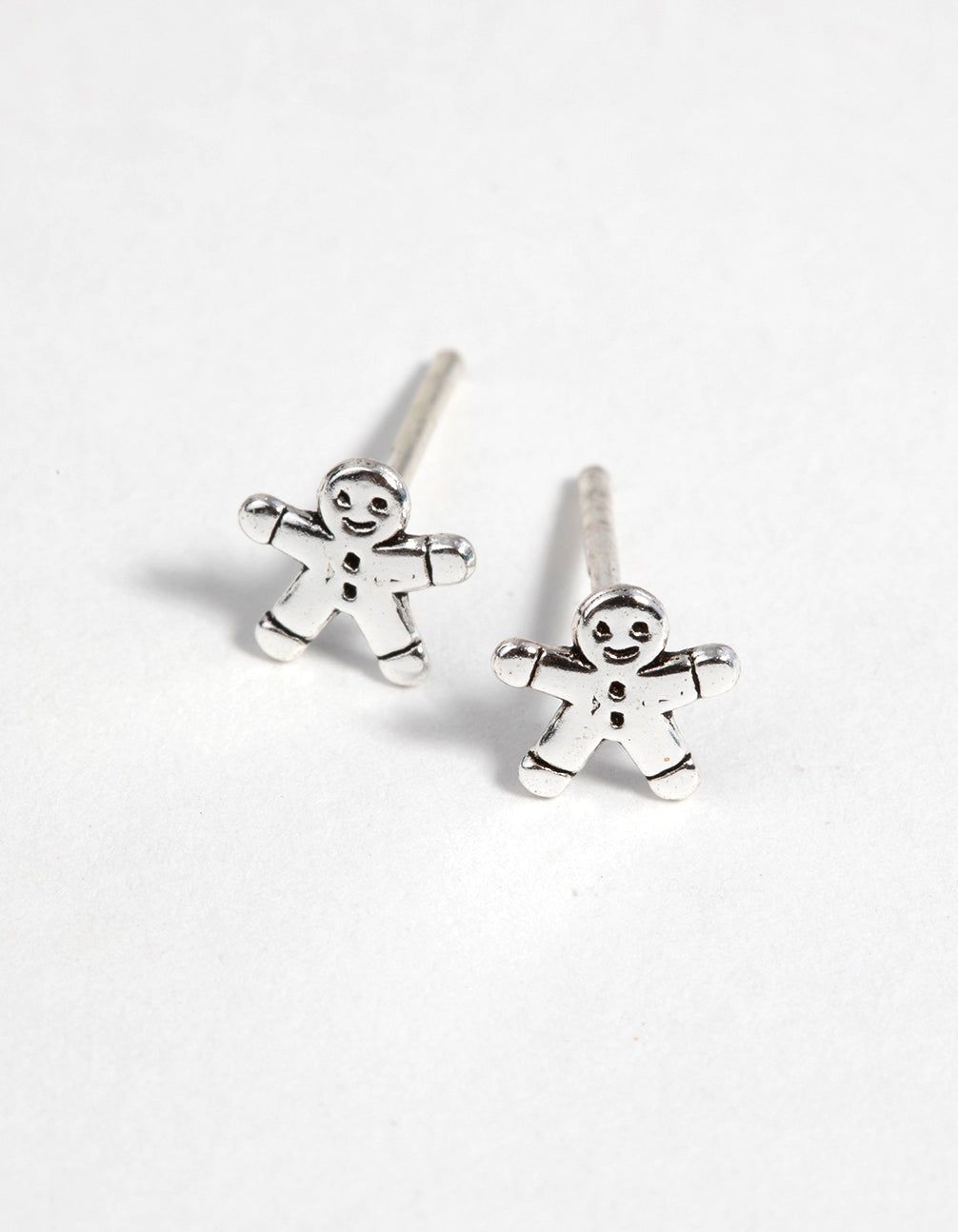 Sterling Silver Gingerbread Stud Earrings sold by lovisa