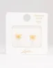 Gold Plated Sterling Silver Bow & Pear Earrings sold by lovisa
