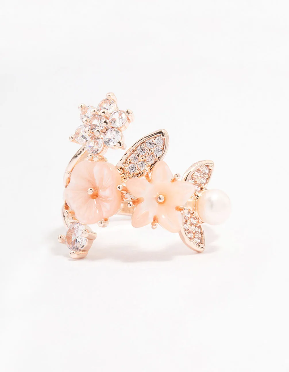 Rose Gold Plated Floral Bouquet Ring sold by lovisa product image thumbnail 2