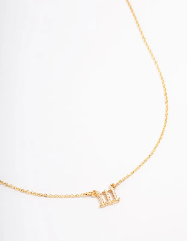 Gold Plated Cubic Zirconia 111 Angel Number Pendant Necklace sold by lovisa